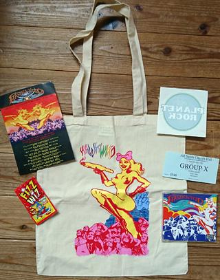 Hawkwind 40th Anniversary Party Gift Bag