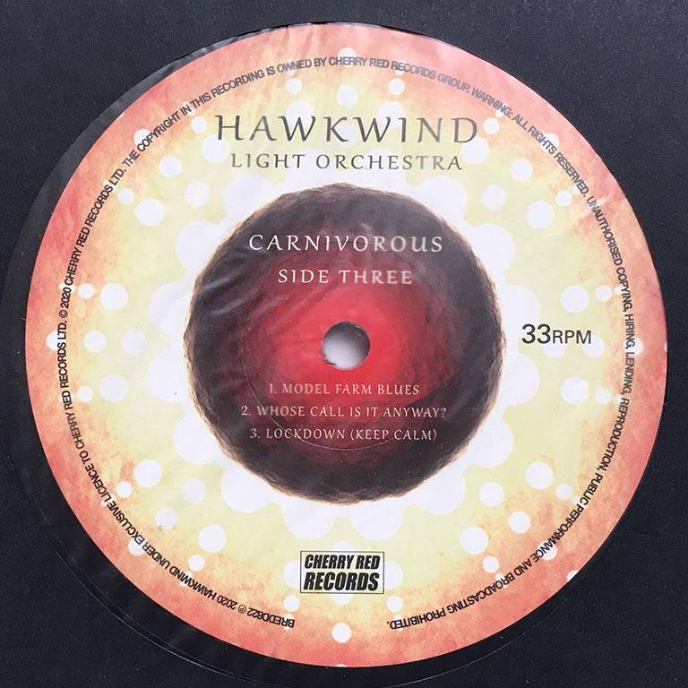 HAWKWIND LIGHT ORCHESTRA / CARNIVOROUS LP