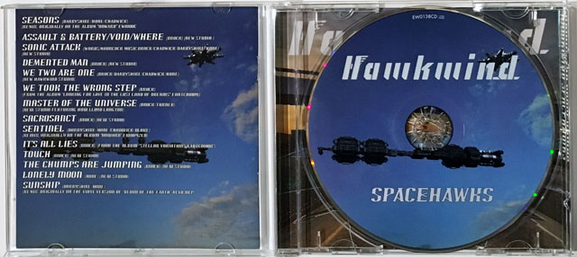 HAWKWIND SPACEHAWKS CD COVER