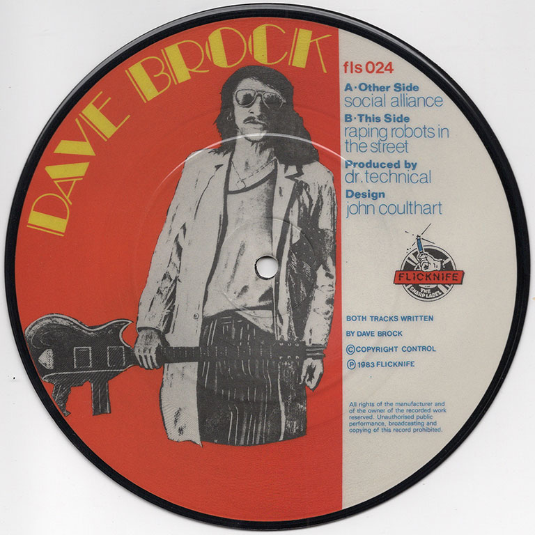 Dave Brock / Social Alliance ピクチャー盤