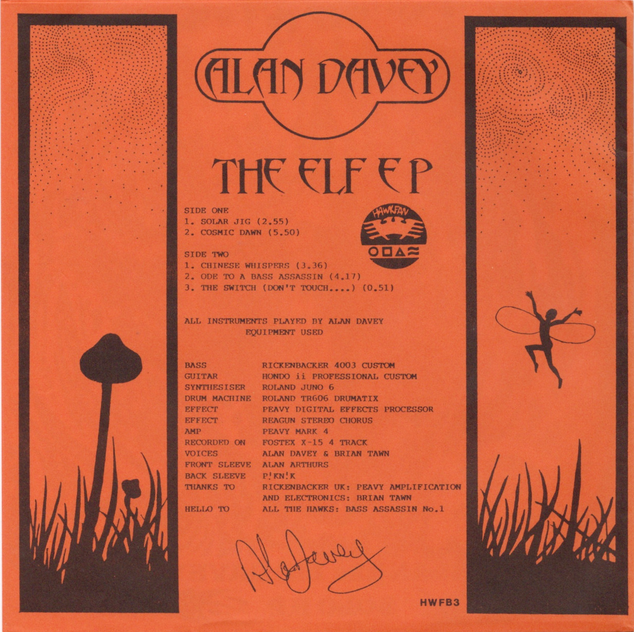 Alan Davey / THE ELF EP