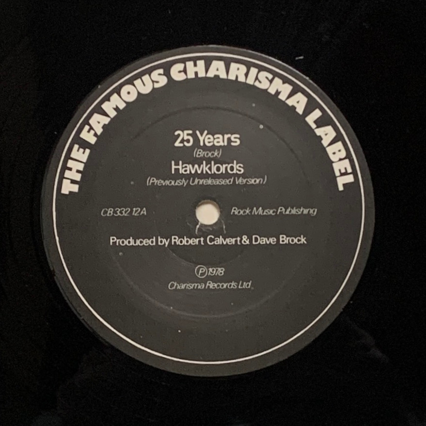 Hawklords / 25 Years 12inch vinyl
