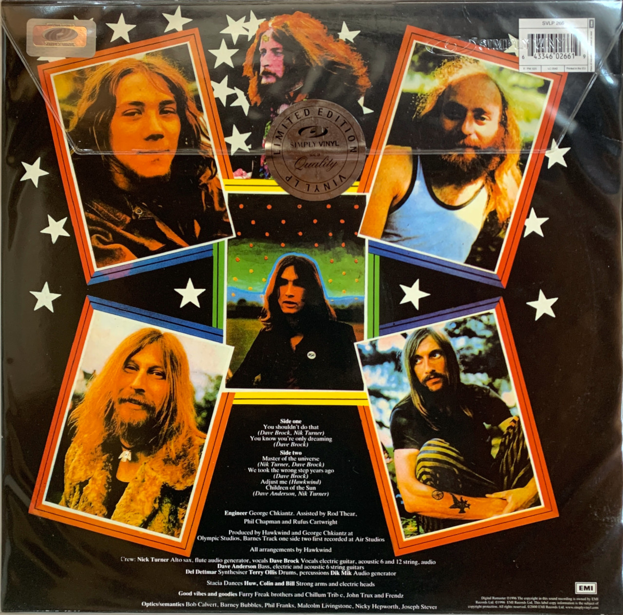 HAWKWIND / IN SEARCH OF SPACE - SIMPLY VINYL LIMITED EDITION VINYL LP