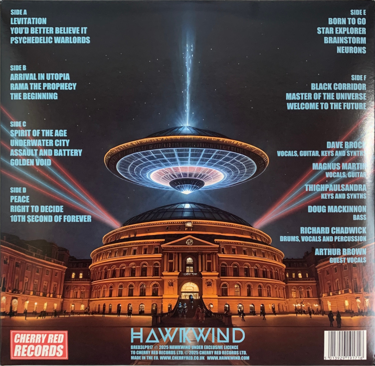 HAWKWIND / LIVE AT ROYAL ALBERT HALL TRIPLE LP EDITION