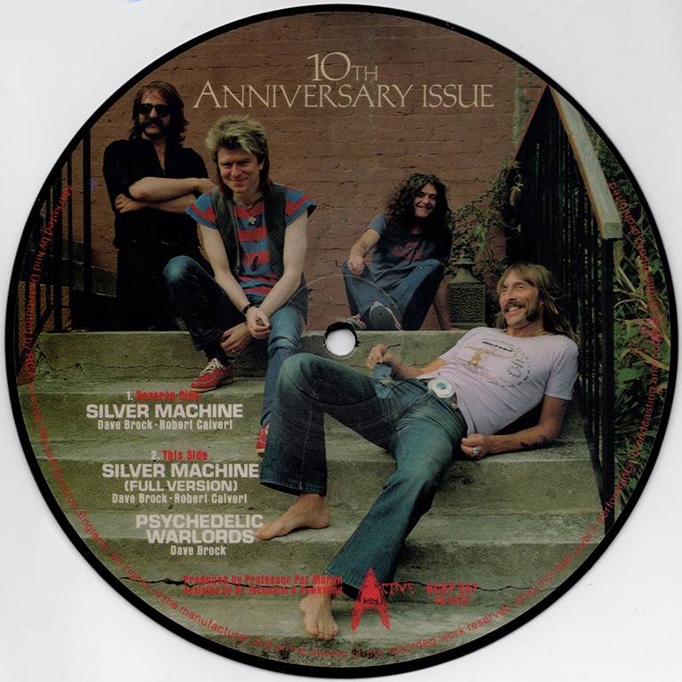 Hawkwind / Silver Machine 82年版7インチ・ピクチャーシングル