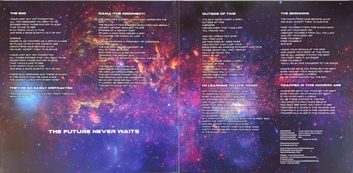 Hawkwind / THE FUTURE NEVER WAITS, 2LP