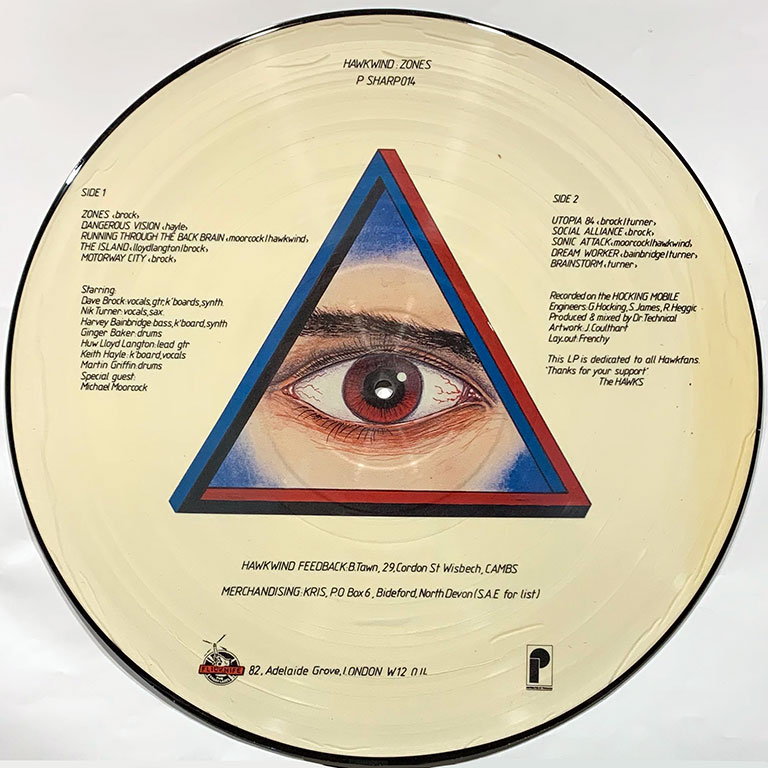 Hawkwind Zones(ピクチャー盤)