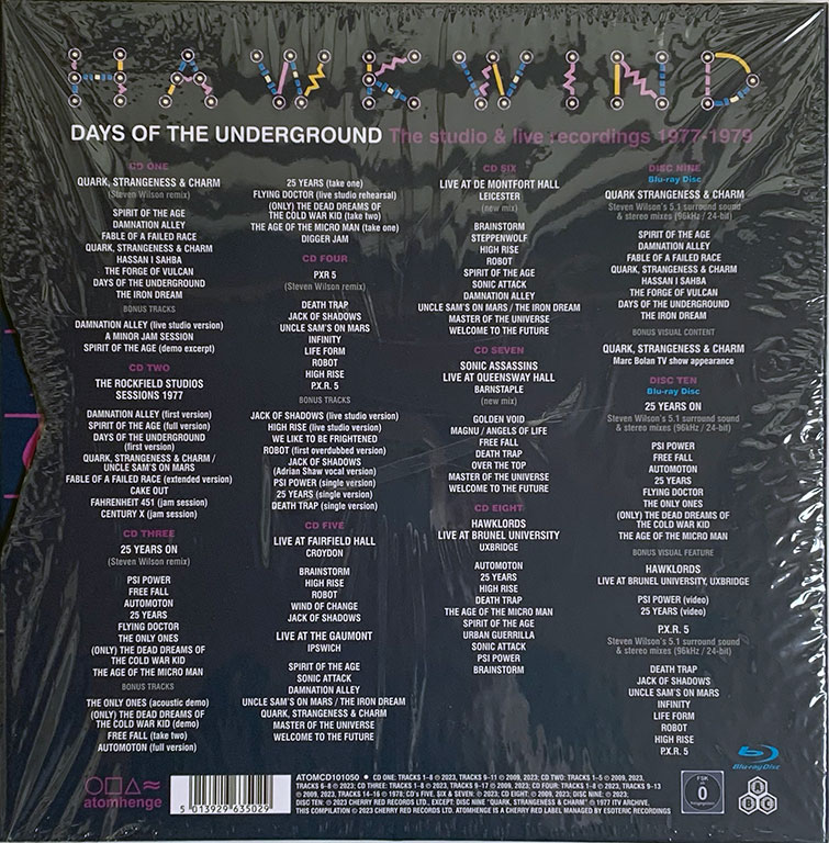 HAWKWIND / DAYS OF THE UNDERGROUND