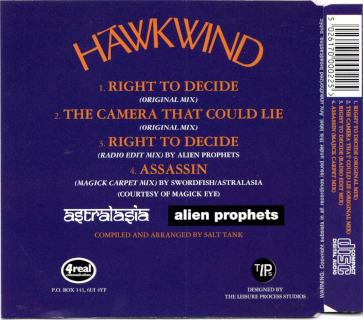 Hawkwind / DECIDE YOUR FUTURE E.P. CD