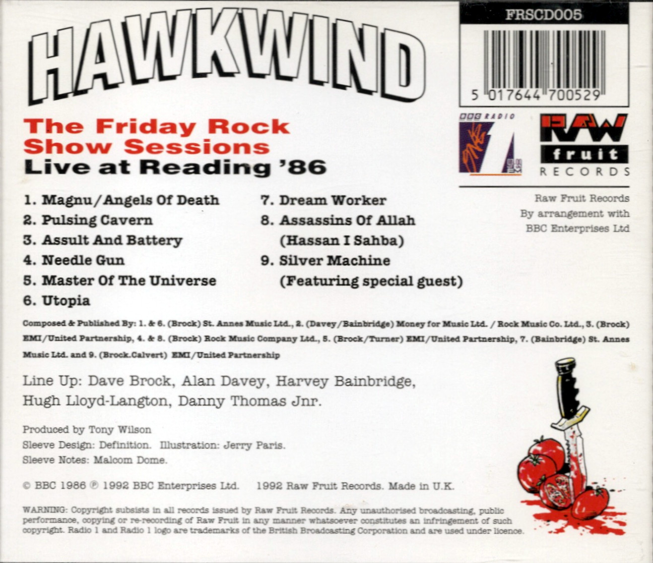 HAWKWIND / THE FRIDAY ROCK SHOW SESSIONS