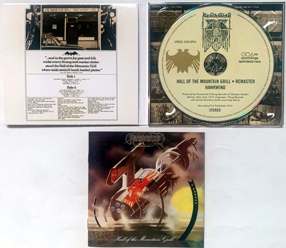 HAWKWIND / HALL OF THE MOUNTAIN GRILL, Remastered and Expanded CD Edition