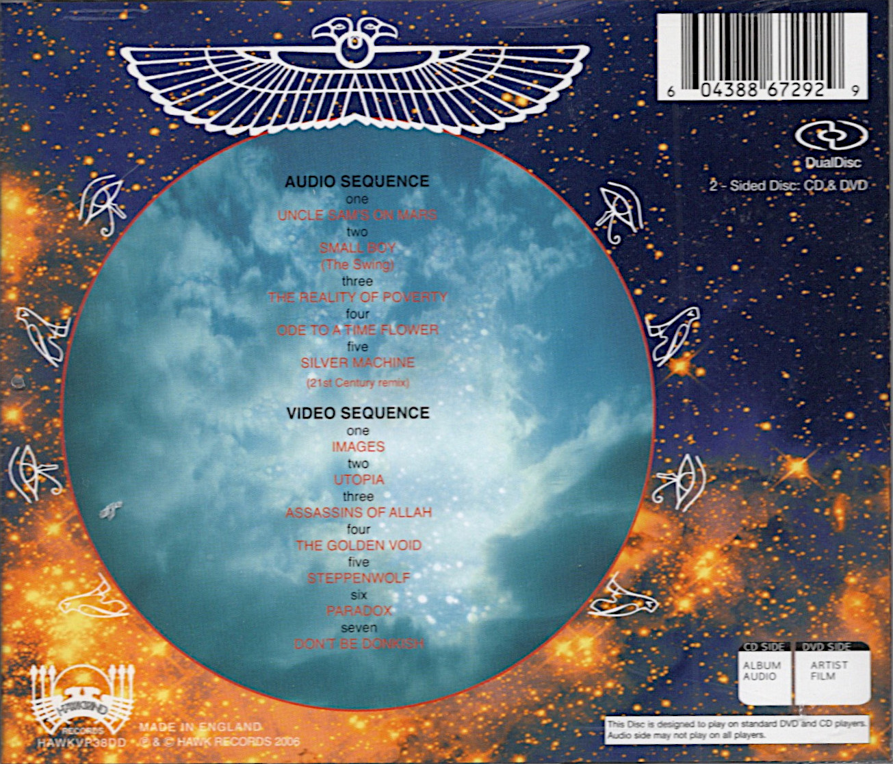 HAWKWIND / TAKE ME TO YOUR FUTURE