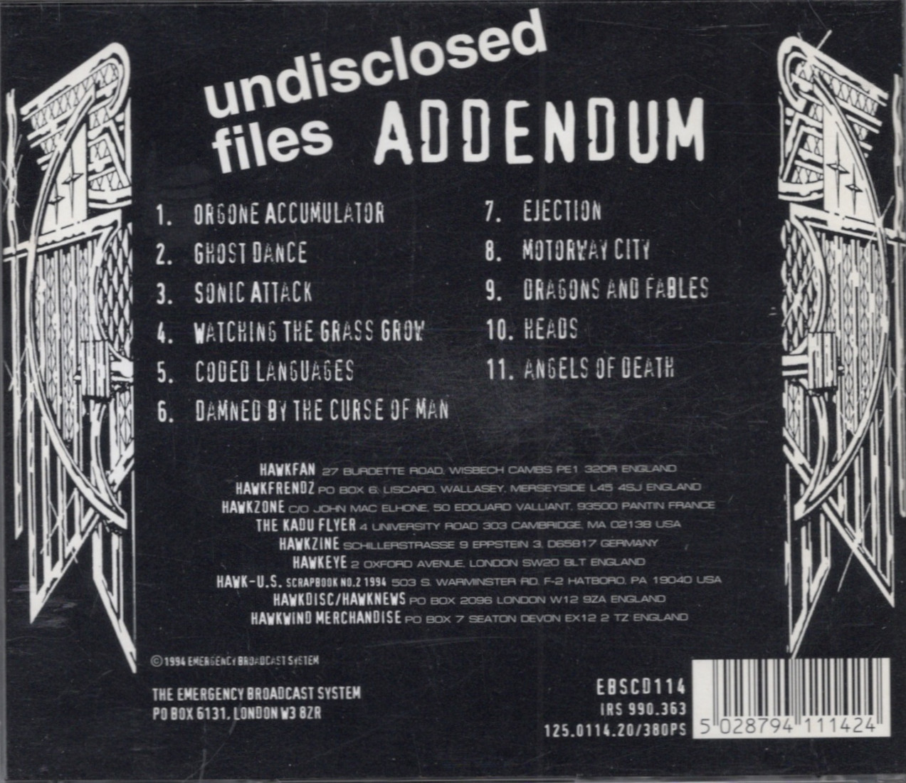 Hawkwind / Undisclosed Files Addendum