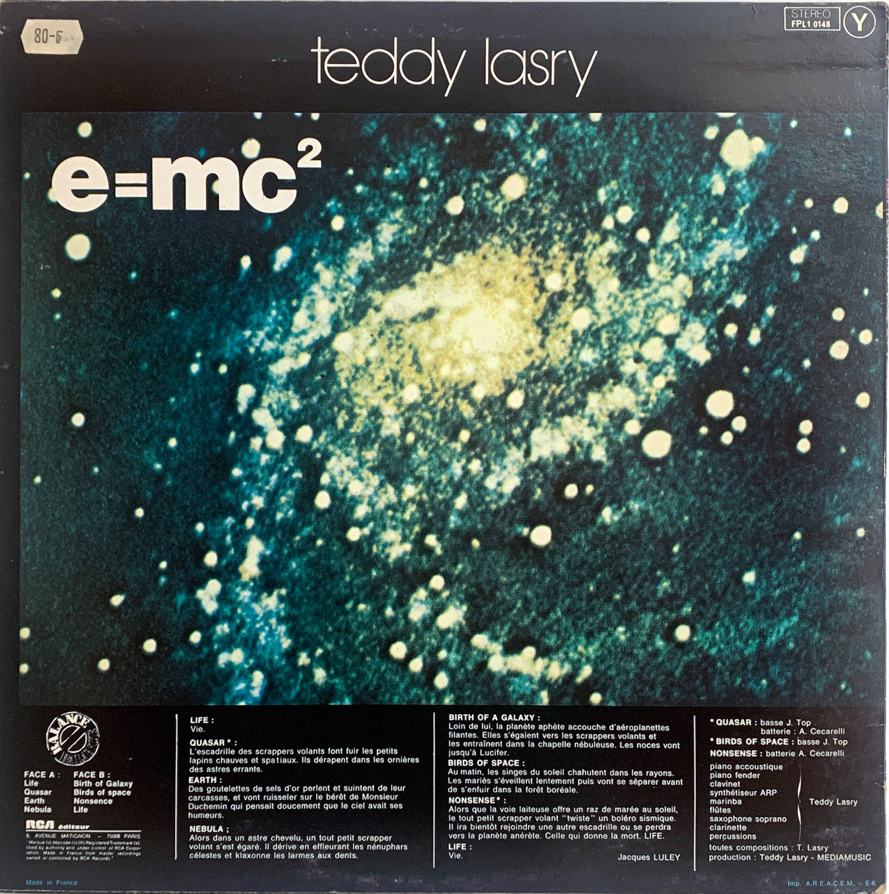 TEDDY LASRY『e=mc2』